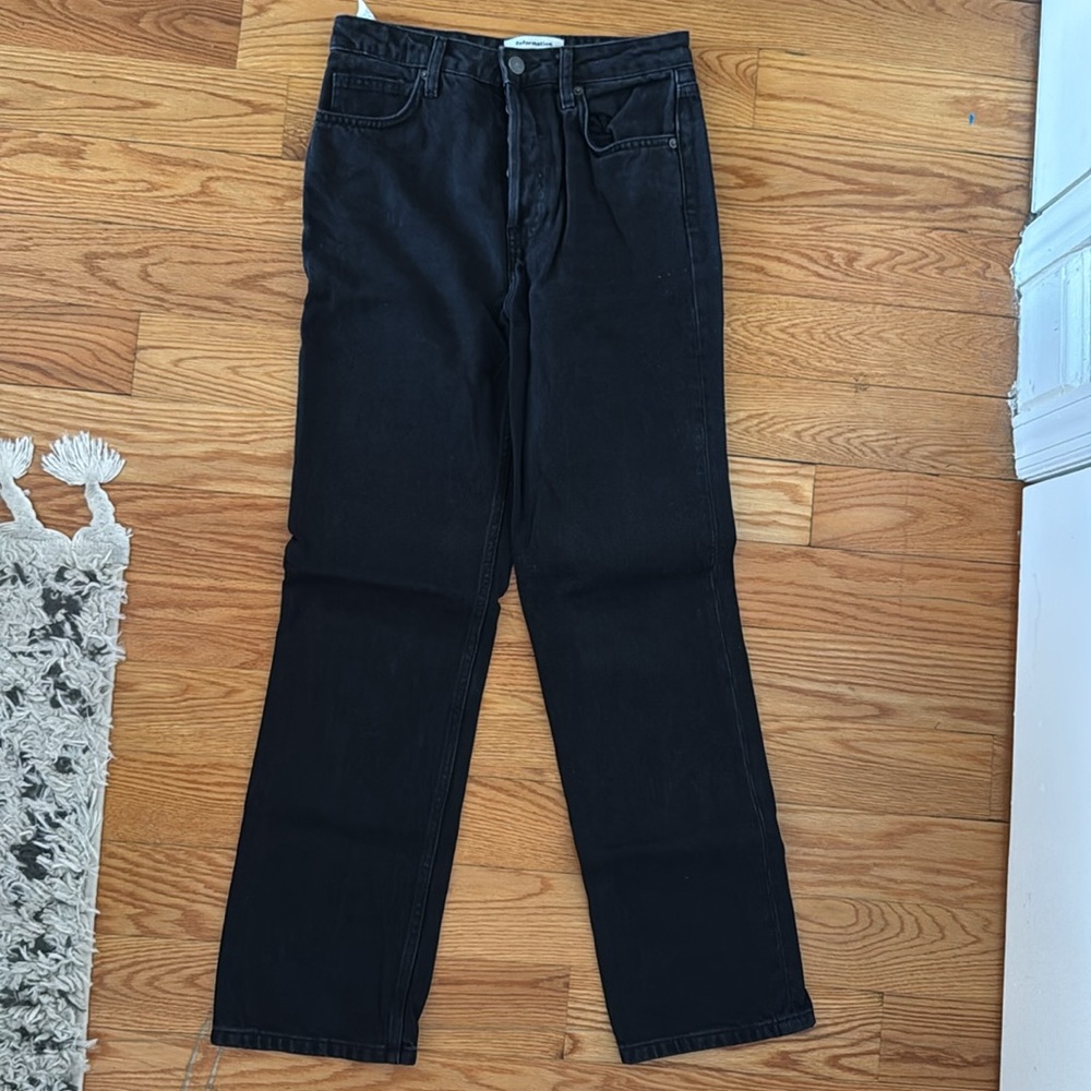 Reformation High Rise Black Jeans